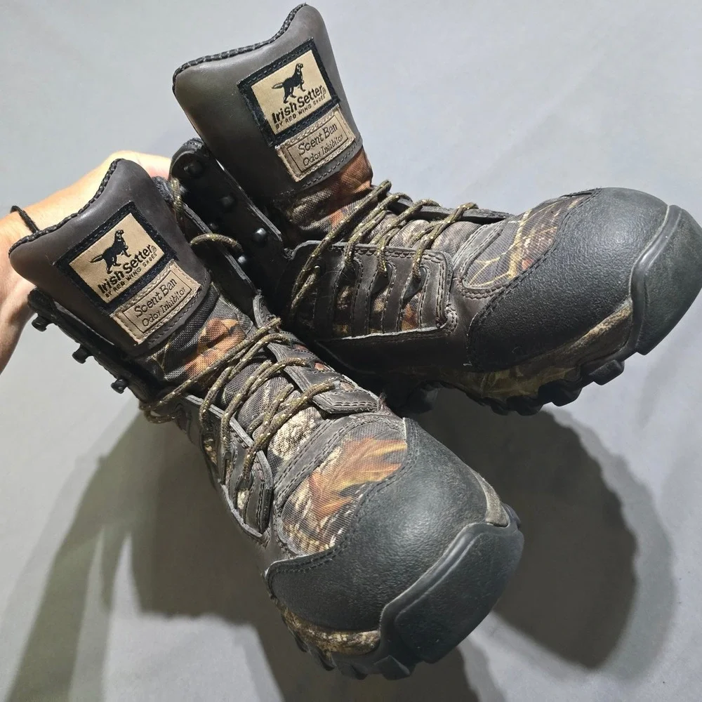 Irish Setter Hunting Boots Women 7M LadyHawk Camo Vaprtrek Waterproof ScentBan